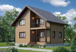 проект деревянного дома 